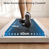 Treadmill for Home Under Desk, 2.25HP Ultra-thin Silent Treadmill, 10KM/H Walking Machine, 40 * 100cm Belt, 12 Modes, LCD Touch Screen, Bluetooth App, Wireless Remote Control (Silver White)