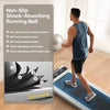 Treadmill for Home Under Desk, 2.25HP Ultra-thin Silent Treadmill, 10KM/H Walking Machine, 40 * 100cm Belt, 12 Modes, LCD Touch Screen, Bluetooth App, Wireless Remote Control (Silver White)