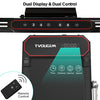 Tvdugim Folding Treadmill for Home,2.5HP Under Desk Treadmill,Widened Running Belt,Non-Assembly, 1-12KM/H, Walking and Running Machine for Home (Red) (Red)