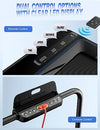 Folding Treadmill for Home, Under Desk Treadmill Walking Machine with Powerful Motor/Widened Shock Absorption Running Belt/App Control, Foldable Running Exercise Machine, Adjustable Speeds 1-12km/h