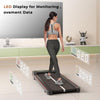 HomeFitnessCode Under Desk Treadmill, 2.5HP Portable Walking Pad Motorized Electric Treadmills for Home with LED Display & Remote, Adjustable Speed, No Assembly