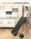 UREVO Treadmill with Incline, Walking Pad with Remote Control and LED Display, Compact Design Under Desk Treadmill with Large Running Area for Home/Office