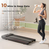 HomeFitnessCode Under Desk Treadmill, 2.5HP Portable Walking Pad Motorized Electric Treadmills for Home with LED Display & Remote, Adjustable Speed, No Assembly