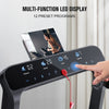 Foldable Treadmill 3 Incline Levels, Max Weight 180kg, Up to 16km/h, Bluetooth APP, FLYLINKTECH Home LCD Silent Treadmill, 43 * 110cm Running Belt, 12 Exercise Modes
