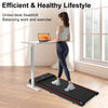 Freepi Walking Pad Treadmill-Under Desk Treadmill-Treadmills for Home,145KG Capacity,Remote Control & LED Display