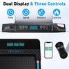 CITYSPORTS Folding Treadmill for Home,Under Desk Treadmill Portable Walking Pad,2HP Foldable Treadmill with App&Remote Control,Bluetooth Speaker,LED Display,Double Shock Absorption