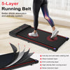 Freepi Walking Pad Treadmill-Under Desk Treadmill-Treadmills for Home,145KG Capacity,Remote Control & LED Display