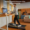 Mobvoi Home Walking Treadmill Walking Pad Under Desk Compact Treadmills for Home Office 2.25 HP Portable Treadmill Walking Jogging Machine with Remote Control LED Display 120 KG 6 km/h Easy Storage